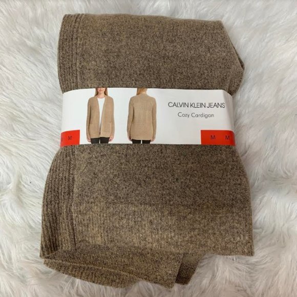 NWT Calvin Klein Cozy Cardigan Knit Sweater - Picture 1 of 3